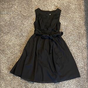 White House Black Market Black Halter Fit and Flare Dress